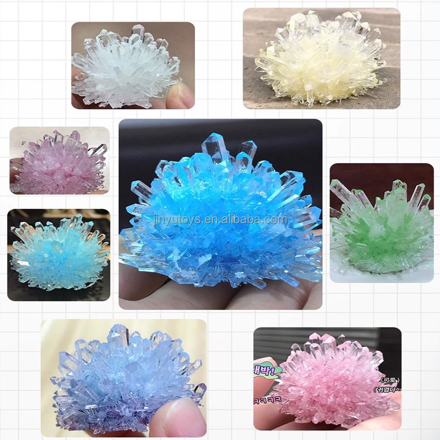 Crystal Growing Science Experiment Kit 2 - Crystal STEM Learning Set JY432737 - with | Sold by Uncle Wiener's Wholesale