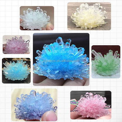 Crystal Growing Science Experiment Kit 2 - Crystal STEM Learning Set JY432737 - with | Sold by Uncle Wiener's Wholesale