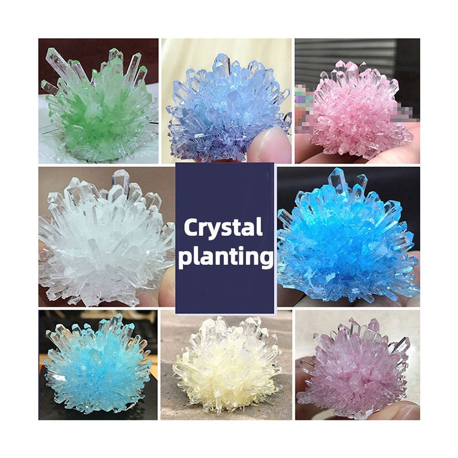 Crystal Growing Science Experiment Kit 2 - Crystal STEM Learning Set JY432737 - with | Sold by Uncle Wiener's Wholesale
