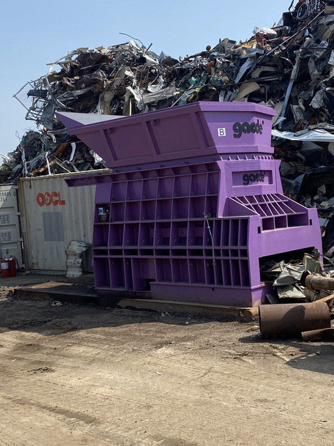 CS - 5000 Container Hydraulic Scrap Metal Shear – 500T, 7 - 10 T/H Capacity - with | Sold by Uncle Wiener's Wholesale