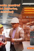 CTSC 8500W Electric Garage Heater, 240v Hard Wired Fan - Forced Ceiling Mount Shop Heater with Remote, Unique Voltage Display Design, Digital Thermostat, 8 - Hour Timer, Ideal for Workshop, ETL Listed - with | Sold by Uncle Wiener's Wholesale