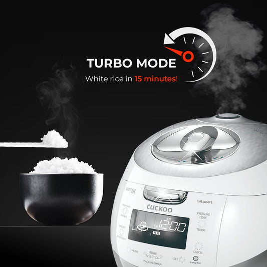 CUCKOO 6 - Cup IH Pressure Rice Cooker - with White | Sold by Uncle Wiener's Wholesale
