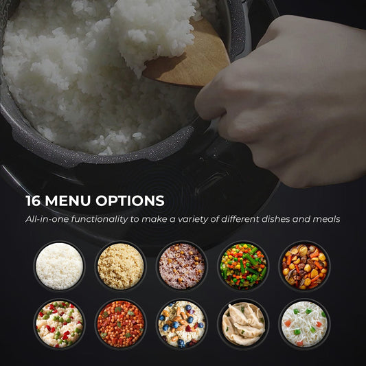 CUCKOO 6 - Cup IH Pressure Rice Cooker - with White | Sold by Uncle Wiener's Wholesale