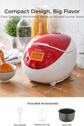 CUCKOO CR - 0655F Micom Rice Cooker & Warmer, 6 Cups, LCD - Display 11 - Menu Options, Turbo, Mixed, and Brown/GABA, Porridge, Steam MultiCook, My Mode, 16 - Various Cooking Methods, Plastic, Red/White - with | Sold by Uncle Wiener's Wholesale
