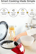 CUCKOO CR - 0655F Micom Rice Cooker & Warmer, 6 Cups, LCD - Display 11 - Menu Options, Turbo, Mixed, and Brown/GABA, Porridge, Steam MultiCook, My Mode, 16 - Various Cooking Methods, Plastic, Red/White - with | Sold by Uncle Wiener's Wholesale