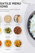 CUCKOO CR - 0675F | 6 - Cup (Uncooked) Micom Rice Cooker | 13 Menu Options: Quinoa, Oatmeal, Brown Rice & More, Touch - Screen, Nonstick Inner Pot | White, scratch on the top - with | Sold by Uncle Wiener's Wholesale