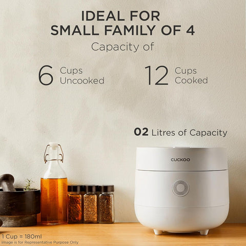CUCKOO CR - 0675F | 6 - Cup (Uncooked) Micom Rice Cooker | 13 Menu Options: Quinoa, Oatmeal, Brown Rice & More, Touch - Screen, Nonstick Inner Pot | White, scratch on the top - with | Sold by Uncle Wiener's Wholesale