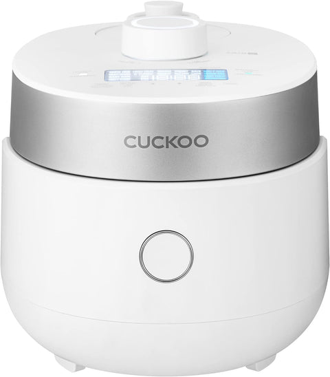 CUCKOO CRP - MHTR0309F | 3 - Cup (Uncooked) Twin Pressure Induction Heating Rice Cooker | 11 Menu Options: High/Non - Pressure & More, Made in Korea | White - with | Sold by Uncle Wiener's Wholesale