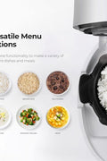 CUCKOO CRP - MHTR0309F | 3 - Cup (Uncooked) Twin Pressure Induction Heating Rice Cooker | 11 Menu Options: High/Non - Pressure & More, Made in Korea | White - with | Sold by Uncle Wiener's Wholesale