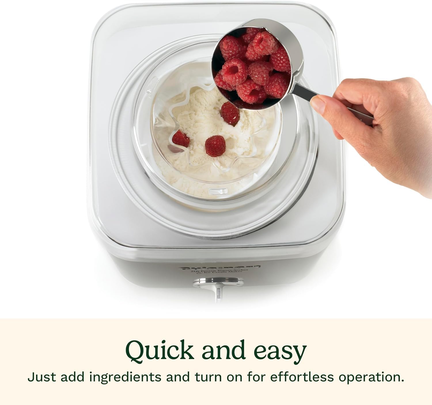 Cuisinart Pure Indulgence Frozen Yogurt - Ice Cream & Sorbet Maker, 2 - Qt Capacity, Silver (ICE - 30WNC), has scratches,photos added - with | Sold by Uncle Wiener's Wholesale