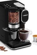 Cuisinart Single - Serve Coffeemaker with Built - in Grinder, Three Brew Sizes, Black (DGB - 2C) - with | Sold by Uncle Wiener's Wholesale