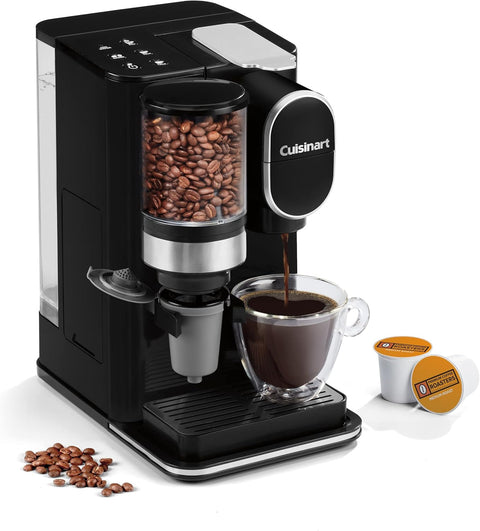 Cuisinart Single - Serve Coffeemaker with Built - in Grinder, Three Brew Sizes, Black (DGB - 2C) - with | Sold by Uncle Wiener's Wholesale