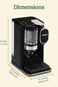 Cuisinart Single - Serve Coffeemaker with Built - in Grinder, Three Brew Sizes, Black (DGB - 2C) - with | Sold by Uncle Wiener's Wholesale