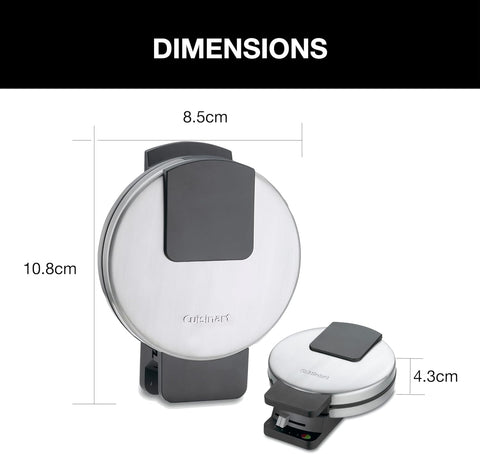 Cuisinart WMR - CAC Traditional Round Waffle Maker, small - with | Sold by Uncle Wiener's Wholesale