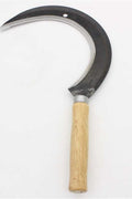 Curved Blade Hand Sickle – 2mm Thick Steel Grass, Weed & Brush Cutting Tool for Garden and Farm Work SICK01 - with | Sold by Uncle Wiener's Wholesale