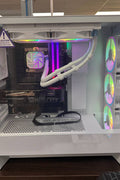 Custom NZXT H5 Flow RGB gaming PC setup
i7-13700K liquid cooled gaming PC with RTX 4060
High-performance DDR5 desktop tower with RGB lighting