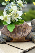 Cute Turtle Resin Flower Pot – Decorative Planter for IndoorOutdoor Use G5806 - with | Sold by Uncle Wiener's Wholesale