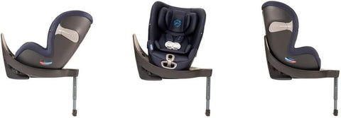 Cybex Sirona S 360 Swivel Rotating Convertible Car Seat with Sensor Safe Technology - 12 position on the Fly Recline - Rear Facing up to 50 lbs - Indigo Blue - with | Sold by Uncle Wiener's Wholesale