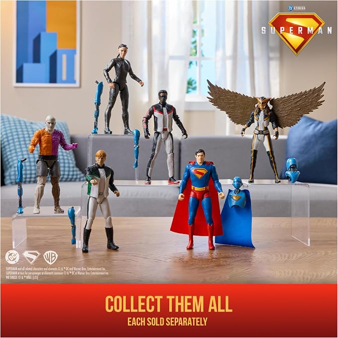 DC Comics Superman Movie 6-Inch Action Figure – Spin Master Poseable Superhero Toy with Accessories Ages 4+ - Toys with | Sold by Uncle Wiener's Wholesale