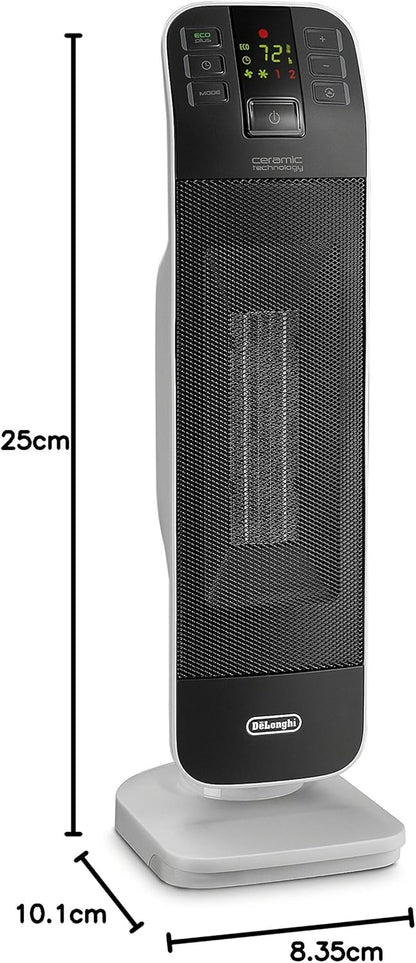 De'Longhi HFX65V15CA Tower Ceramic Fan Heater, Gray - with | Sold by Uncle Wiener's Wholesale