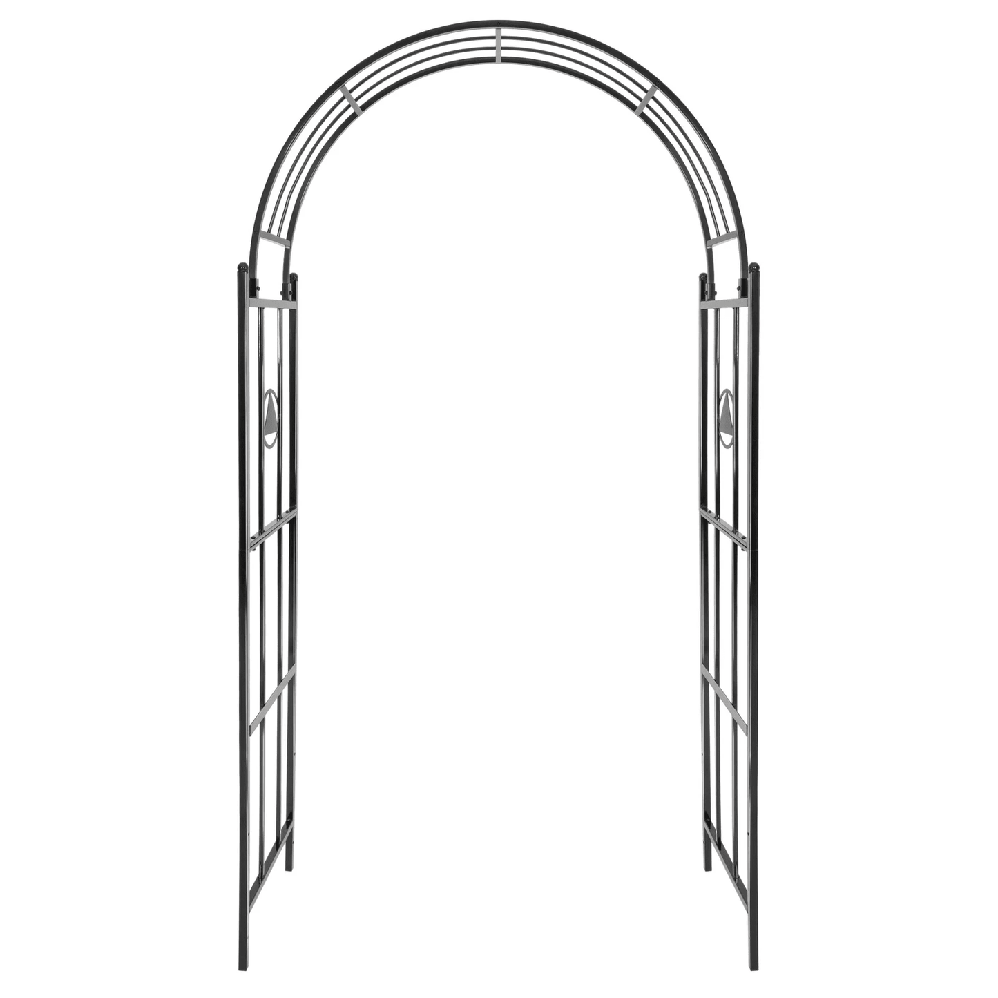 Deluxe Garden Archway Arbor Trellis Yard Decor Wedding Patio Gate 89.5 In LYOM3262 - with | Sold by Uncle Wiener's Wholesale
