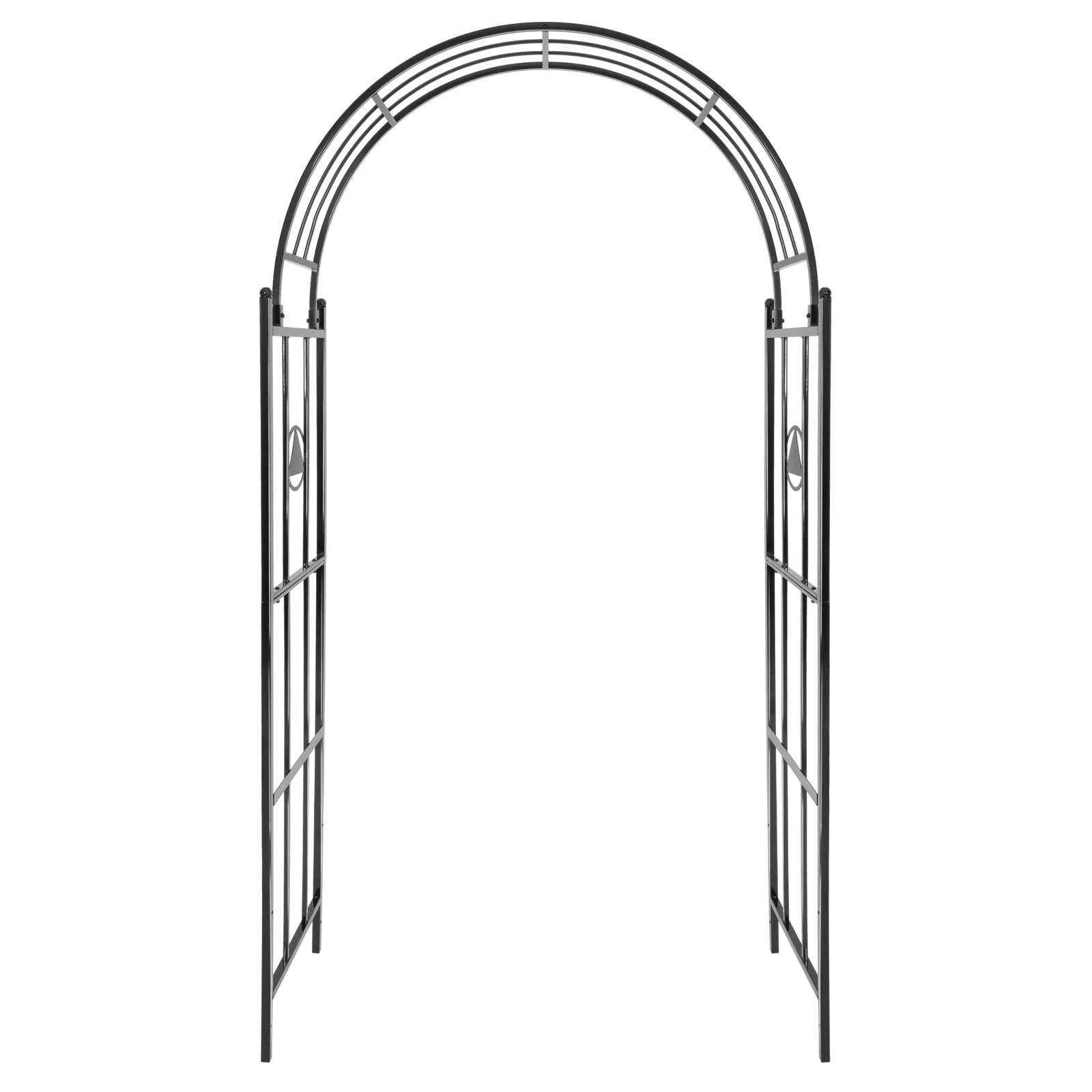 Deluxe Garden Archway Arbor Trellis Yard Decor Wedding Patio Gate 89.5 In LYOM3262 - with | Sold by Uncle Wiener's Wholesale