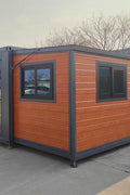 Deluxe Prefabricated Folding House – 2 Bedrooms, Kitchen, Electric Setup, Model: 0206DLX - with Roof Kit With Porch | Sold by Uncle Wiener's Wholesale