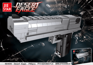 Desert Eagle Pistol Building Block Set 795 PCS Large Display Model 20.5" Replica Kit 92400