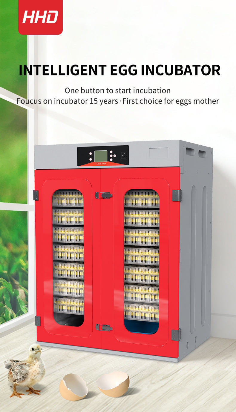 110V Automatic Egg Incubator 1200W 7 Basket Commercial Hatching Machine CR728