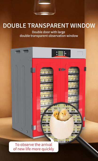 110V Automatic Egg Incubator 1200W 7 Basket Commercial Hatching Machine CR728