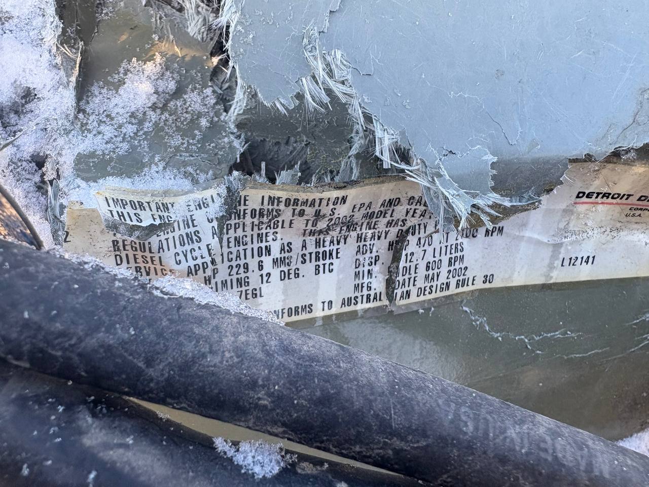 Detroit Diesel 6067MK45 Core Engine – Non - Running - with | Sold by Uncle Wiener's Wholesale