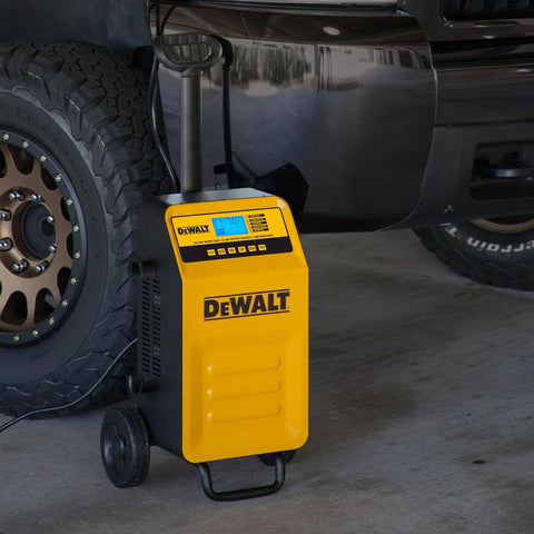 DeWalt DXAE200 Professional Rolling 40 Amp Battery Charger, 3 Amp Maintainer with 200 Amp Engine Start, used, good condition - with | Sold by Uncle Wiener's Wholesale