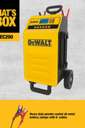 DeWalt DXAE200 Professional Rolling 40 Amp Battery Charger, 3 Amp Maintainer with 200 Amp Engine Start, used, good condition - with | Sold by Uncle Wiener's Wholesale
