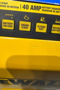 DeWalt DXAE200 Professional Rolling 40 Amp Battery Charger, 3 Amp Maintainer with 200 Amp Engine Start, used, good condition - with | Sold by Uncle Wiener's Wholesale