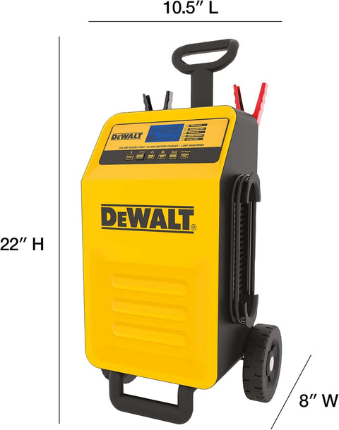 DeWalt DXAE200 Professional Rolling 40 Amp Battery Charger, 3 Amp Maintainer with 200 Amp Engine Start, used, good condition - with | Sold by Uncle Wiener's Wholesale