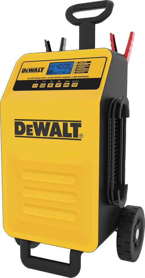 DeWalt DXAE200 Professional Rolling 40 Amp Battery Charger, 3 Amp Maintainer with 200 Amp Engine Start, used, good condition - with | Sold by Uncle Wiener's Wholesale