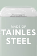 Diaper Genie Platinum Diaper Pail, Sage Green - Made in Durable Stainless Steel and Includes 1 Easy Roll Refill with 18 bags - with | Sold by Uncle Wiener's Wholesale
