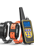 Digital Rechargeable Dog Training Collar with Remote – Anti - Bark, Waterproof & Multiple Modes (1 or 2 Collars) - with 2 COLLAR VERSION | Sold by Uncle Wiener's Wholesale