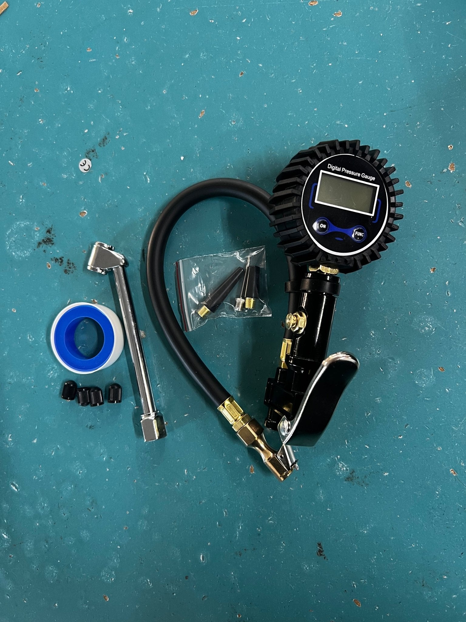 Digital Tire Inflator with Pressure Gauge 200 PSI Heavy - Duty Air Chuck DTI20G - with | Sold by Uncle Wiener's Wholesale