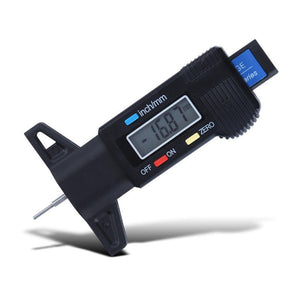 Digital Tire Tread Depth Gauge 0–25mm LCD Electronic Measuring Tool PB003