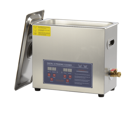 Digital Ultrasonic Cleaners – 2L, 6L, 10L & 30L Heated Stainless Steel - with 6L Heated Stainless Steel | Sold by Uncle Wiener's Wholesale