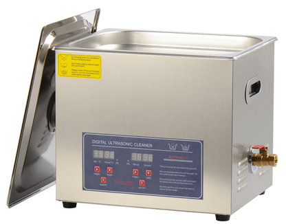 Digital Ultrasonic Cleaners – 2L, 6L, 10L & 30L Heated Stainless Steel - with 10L High - Capacity Tank | Sold by Uncle Wiener's Wholesale