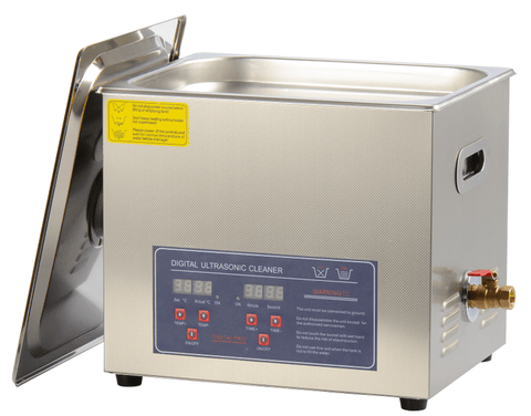 Digital Ultrasonic Cleaners – 2L, 6L, 10L & 30L Heated Stainless Steel - with 10L High - Capacity Tank | Sold by Uncle Wiener's Wholesale