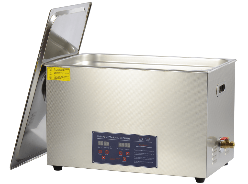Digital Ultrasonic Cleaners – 2L, 6L, 10L & 30L Heated Stainless Steel - with 10 Liters (2.64 Gallons) | Sold by Uncle Wiener's Wholesale