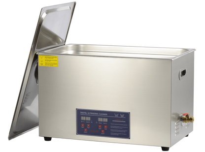 Digital Ultrasonic Cleaners – 2L, 6L, 10L & 30L Heated Stainless Steel - with 10 Liters (2.64 Gallons) | Sold by Uncle Wiener's Wholesale