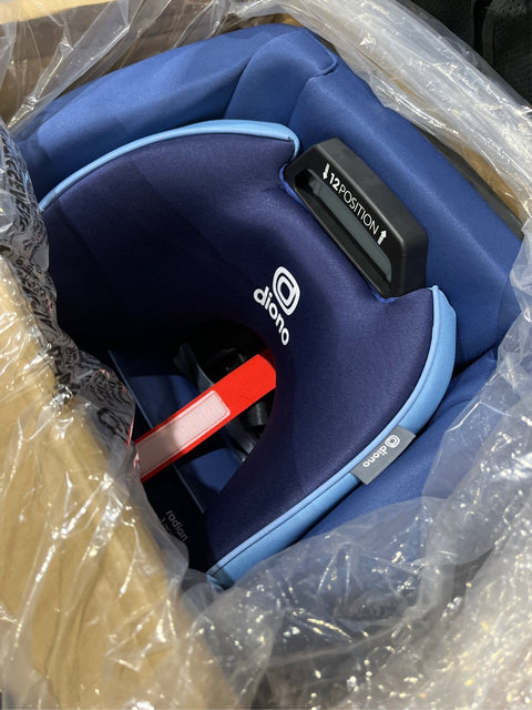 Diono Radian 3R, 3 - in - 1 Convertible Car Seat, Rear & Forward Facing, 10 Years 1 Car Seat, Slim Design Fits 3 Across, Blue - with | Sold by Uncle Wiener's Wholesale