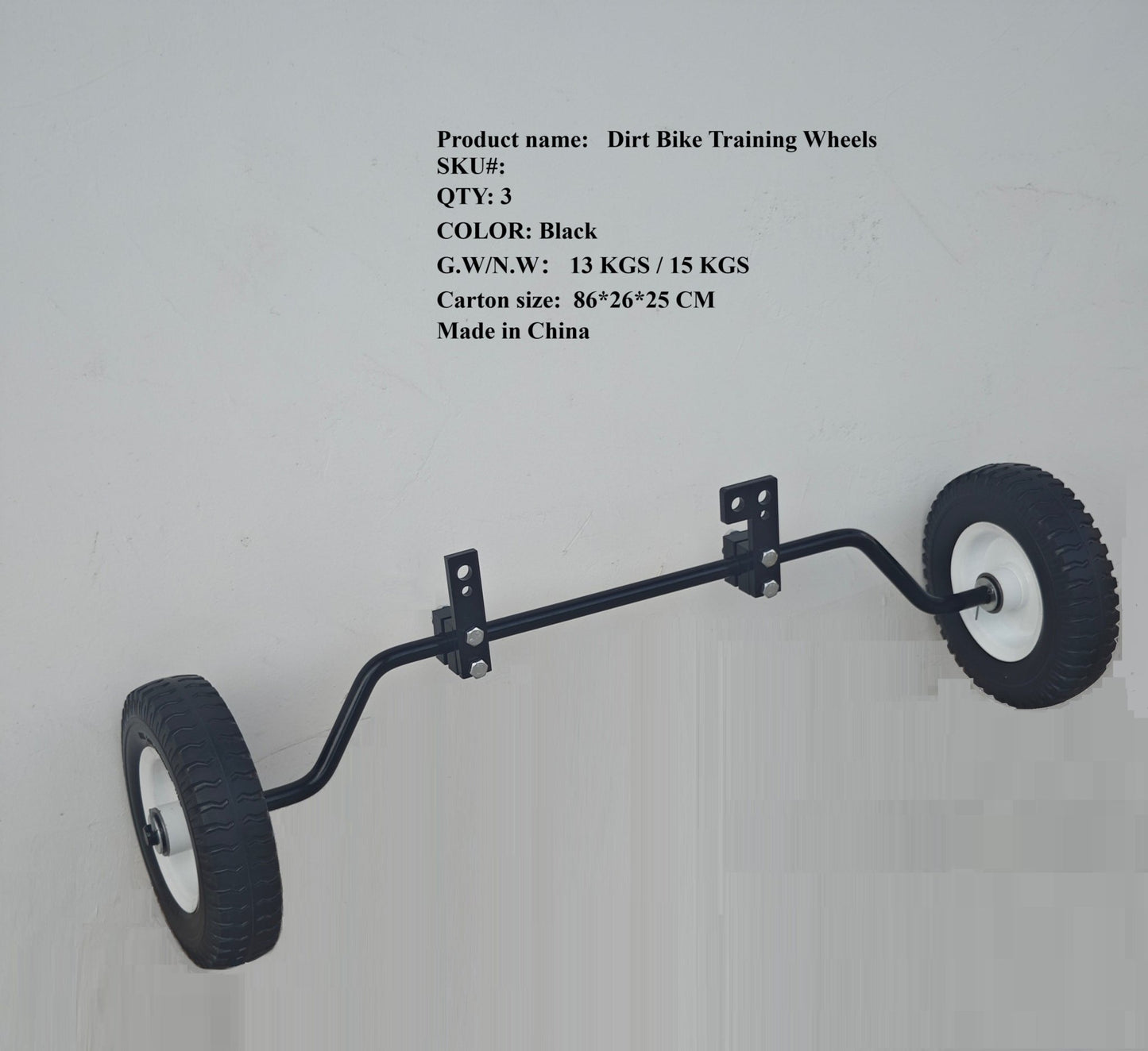 Dirt Bike Training Wheels for Mini Bikes with Adjustable Height DBTW8 - with | Sold by Uncle Wiener's Wholesale