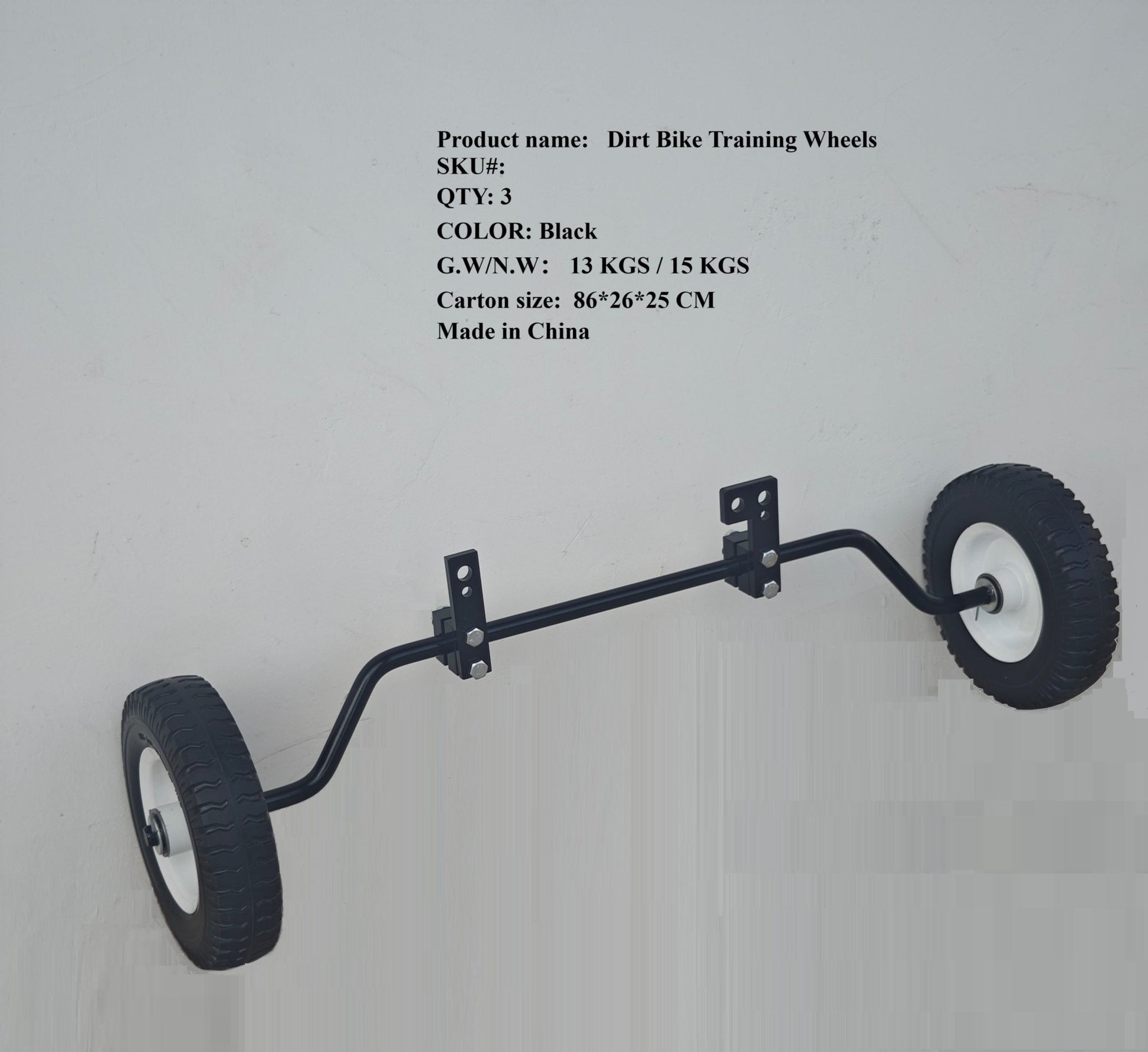 Dirt Bike Training Wheels for Mini Bikes with Adjustable Height DBTW8 - with | Sold by Uncle Wiener's Wholesale