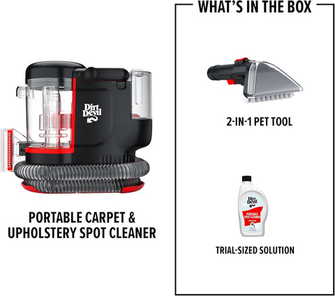 Dirt Devil Portable Carpet & Upholstery Spot Cleaner, FD13010 - with | Sold by Uncle Wiener's Wholesale