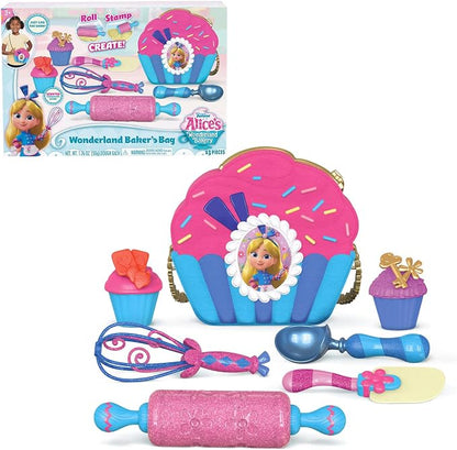 Disney Junior Alice's Wonderland Bakery 11-Piece Toy Kitchen Accessories Play Set – Officially Licensed Pretend Play Gift Set - Toys with | Sold by Uncle Wiener's Wholesale
